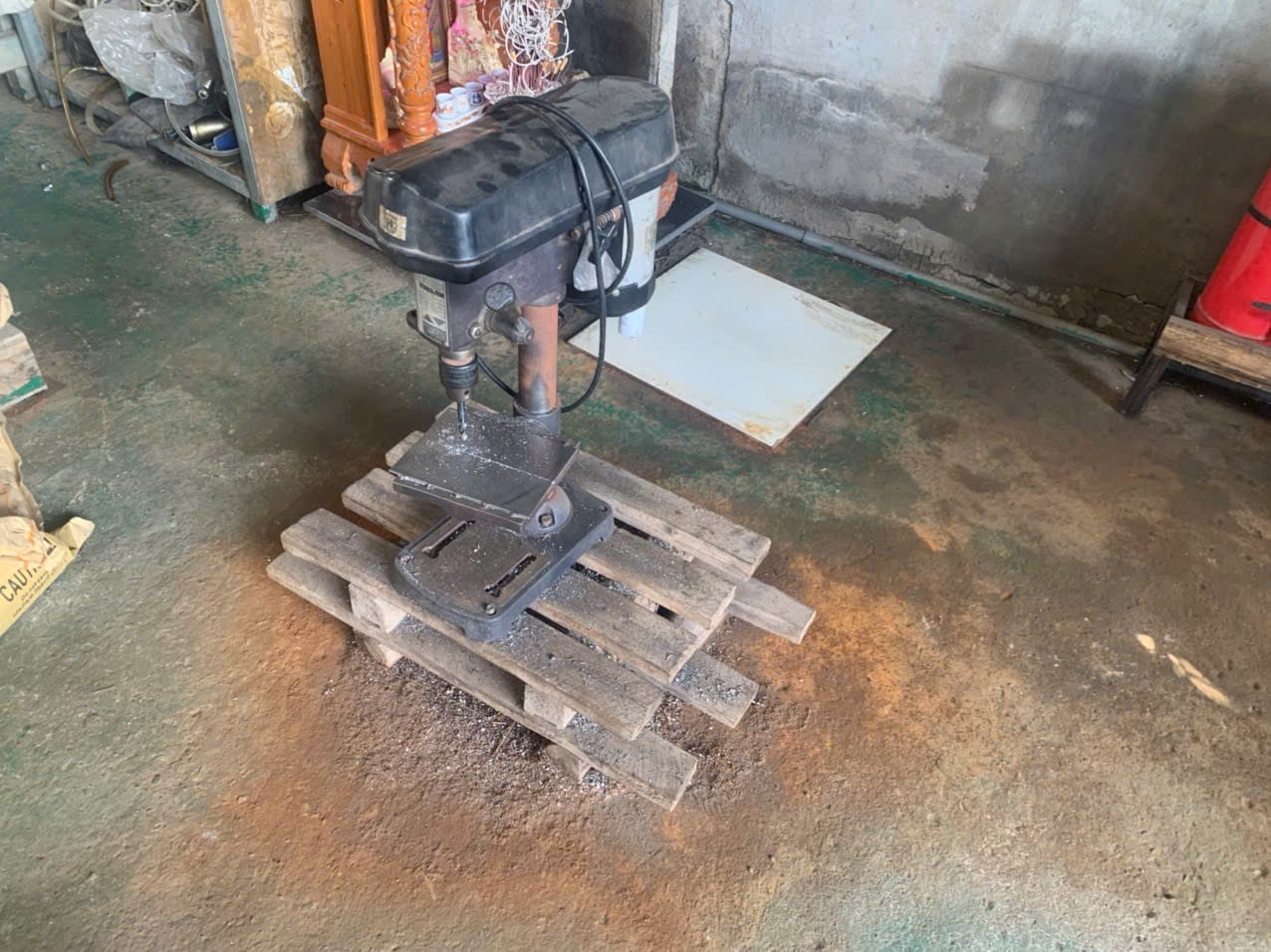 Cutting and drilling equipment at Automatic Stamping Mold, a DEWIN-verified Vietnamese supplier facility