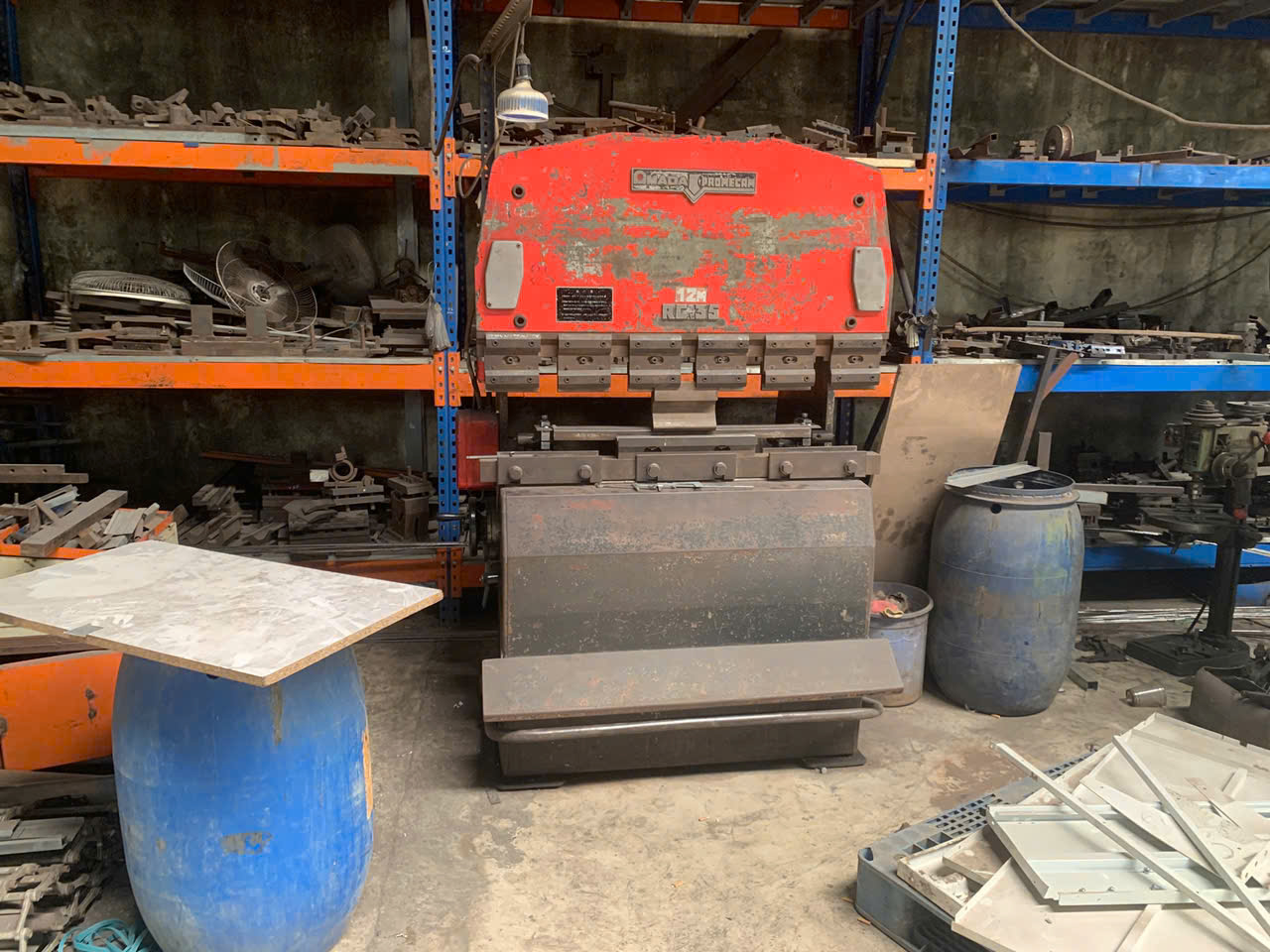 Press-brake bending line forming sheet metal panels at a DEWIN-verified Vietnamese supplier facility