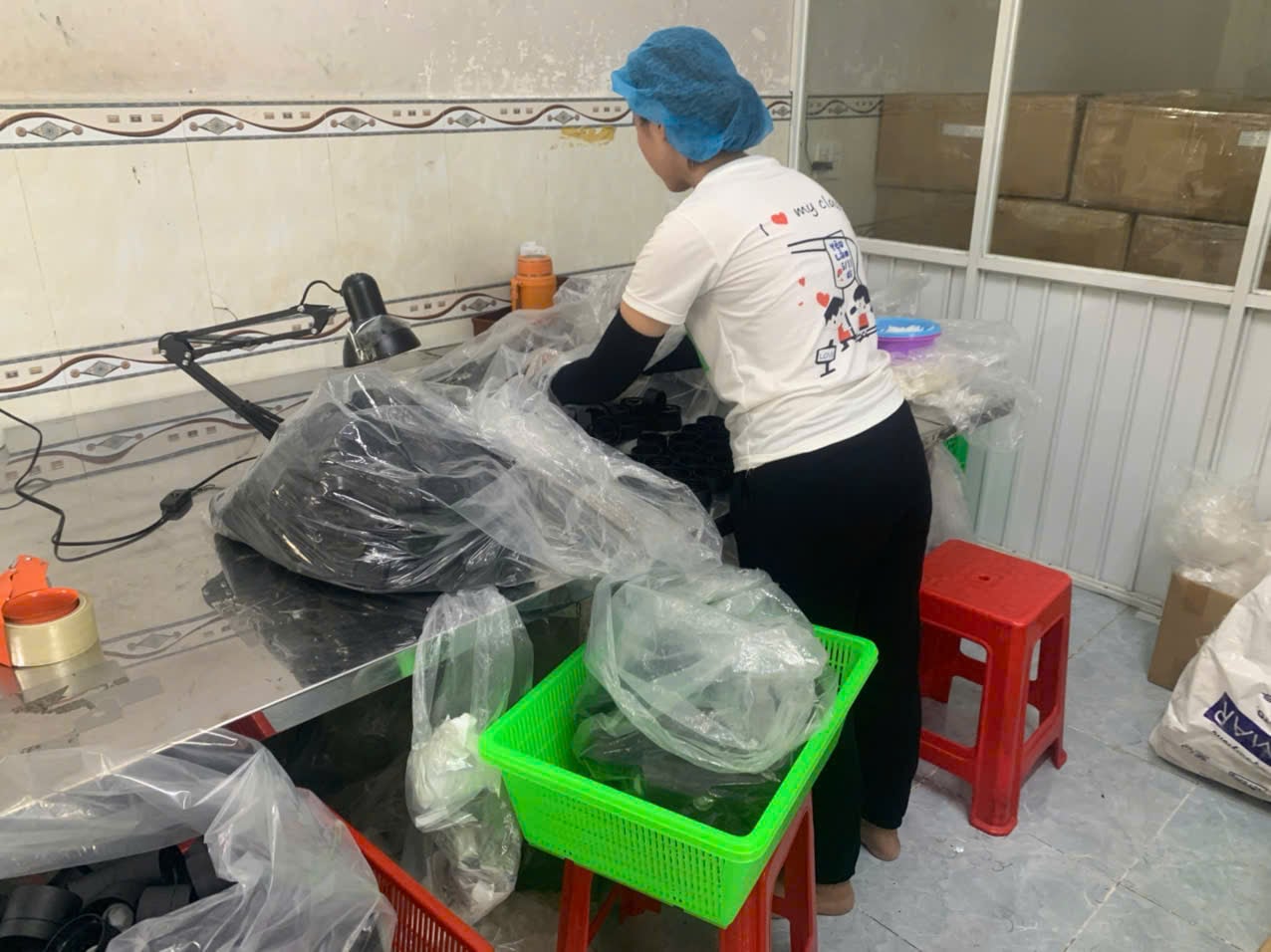 Assembly line at Thang Loi Import Export Trading Manufacturing, a DEWIN-verified Vietnamese supplier facility