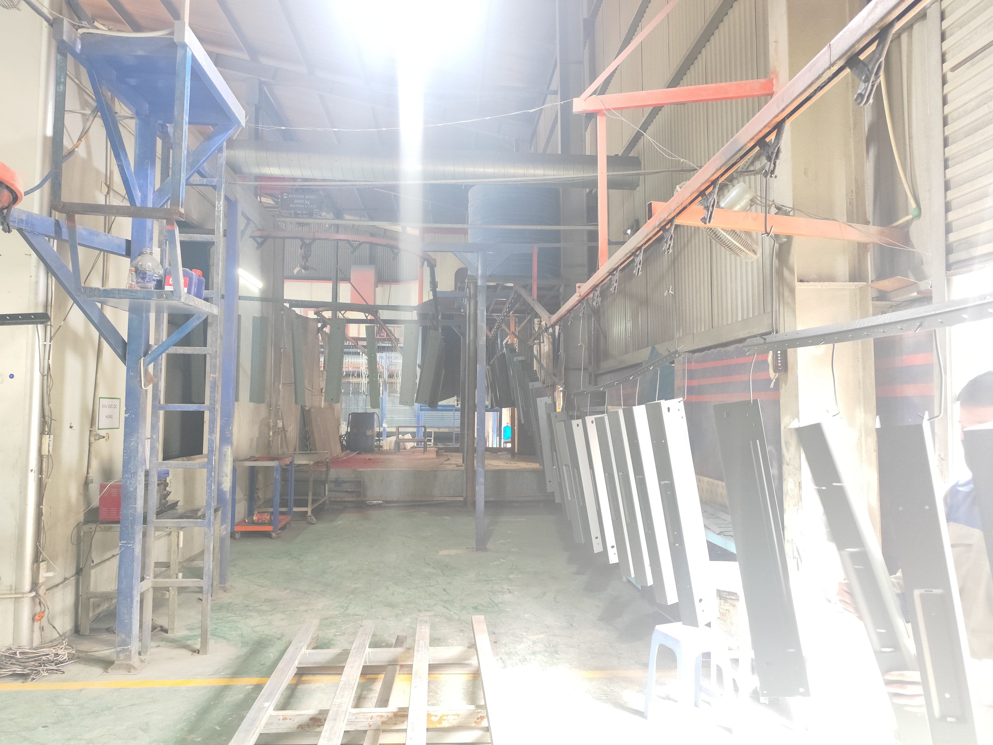 Coating and finishing line at Hahuco Viet Nam, a DEWIN-verified Vietnamese supplier facility