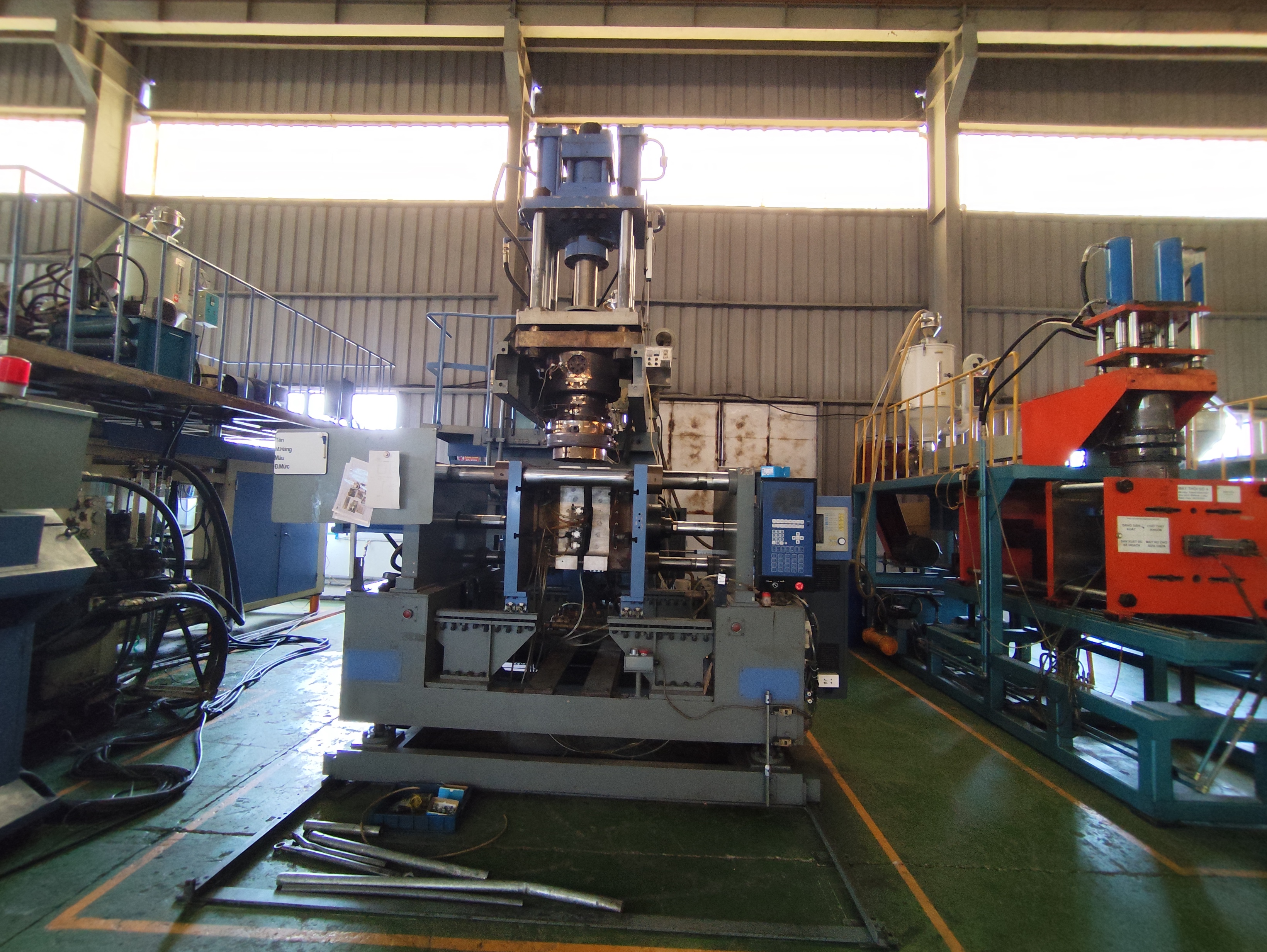 Tooling and die storage at Toyomi Plastic, a DEWIN-verified Vietnamese supplier facility