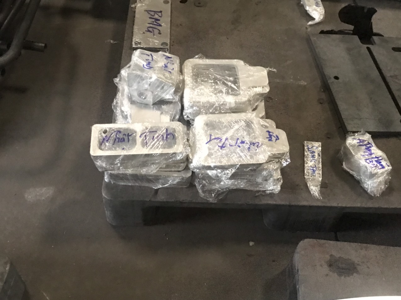 Finished parts at Hong Dat Technology, a DEWIN-verified Vietnamese supplier facility